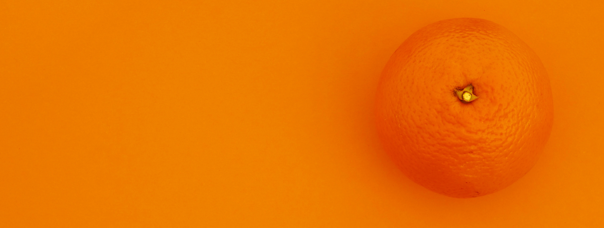Orange sitting on a table